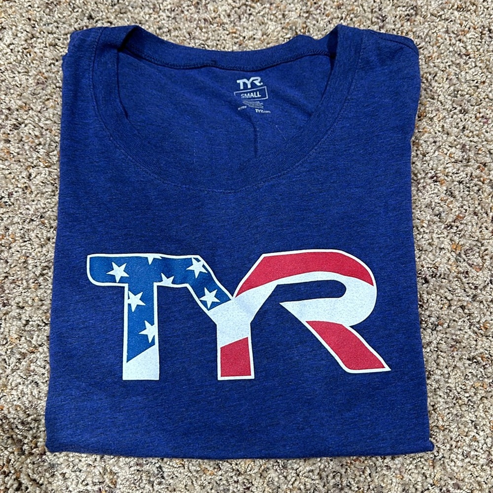 TYR Blue Graphic T-Shirt